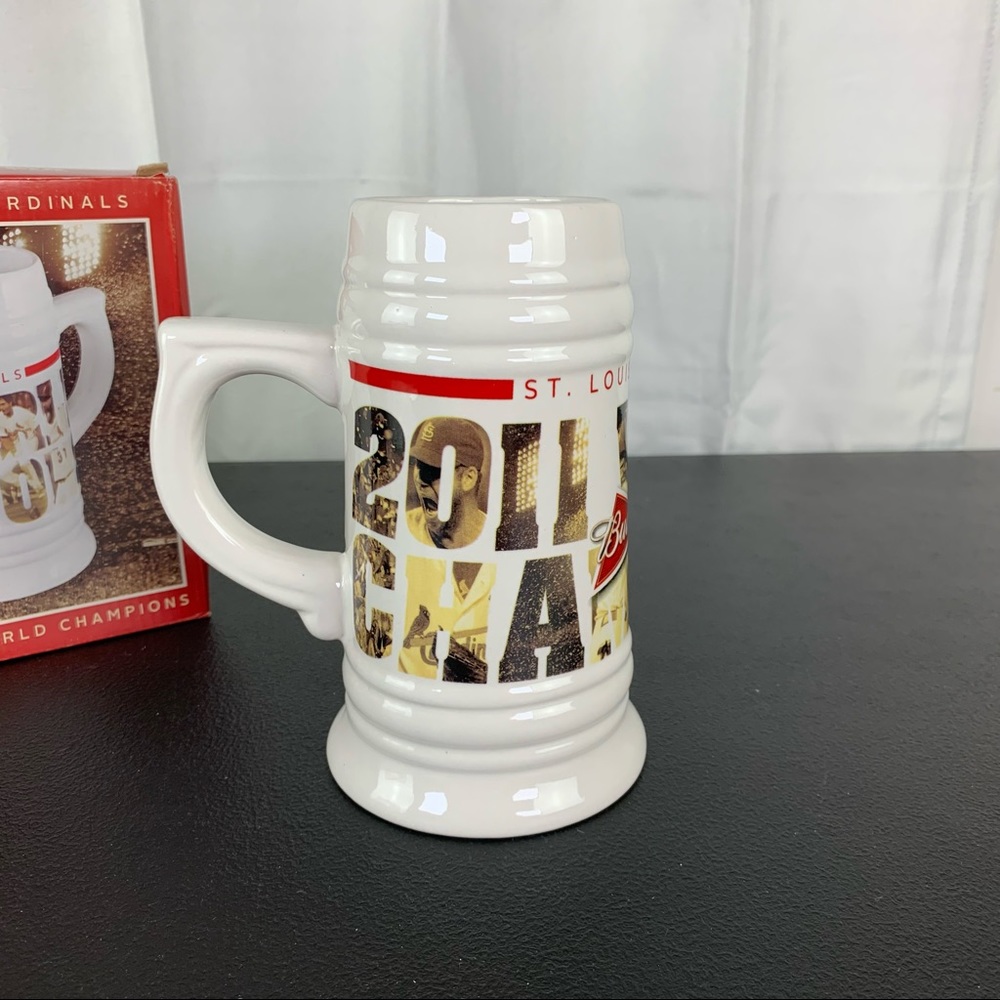 2012 St. Louis Cardinals 11-time World Champion Collectors Beer Stein SGA.